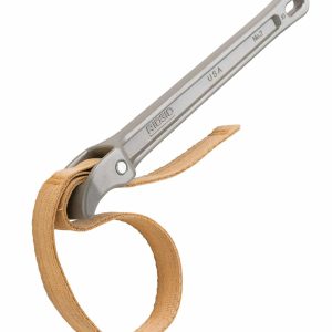 Clé à courroies en aluminium de 11 ¾ pouces avec courroie de 17 pouces x 1-1/8 pouce (31350)