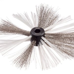 6" (155 mm) Nylon/Steel Brush for 3/8" (10 mm) Hose with Nylon and Steel Chains (68998)