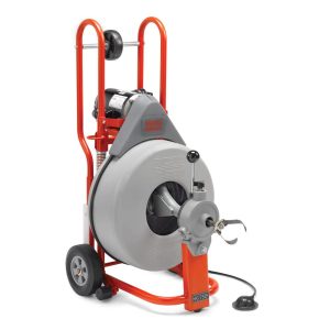 K-400 Machine with Gloves and Standard Equipment: 3/8" x 50' (10 mm x 15.2 m) C-31 IW (Full Twist) Solid Core Cable, T-260 Tool Set Includes: T-202 Bulb Auger, T-205 C Knife, T-211 Spade Knife, A-13 Decoupling Wrench (26993)
