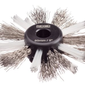2" (55 mm) Nylon/Steel Brush for 5/16" (8 mm) Hose with Nylon and Steel Chains (68973)