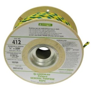 CORDE POLY PRO 1/4 PO X 250 PI
