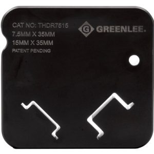 DIN Rail Column Cutting Tool with 7.5 mm & 15 mm x 35 mm (0.3 in. & 0.6 in. x 1.4 in) Top Hat (Dual Profile)