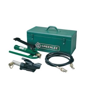 Cintreuse de câble hydraulique avec pompe à pied 1725, unité de tuyau haute pression et mallette de rangement