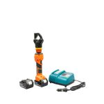 Pince à sertir isolée de 6 tonnes avec tête 6ID et chargeur de 12 V 2