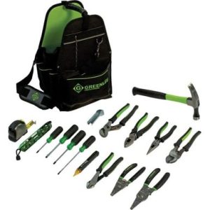 Porte-outils ouvert d’électricien 11"