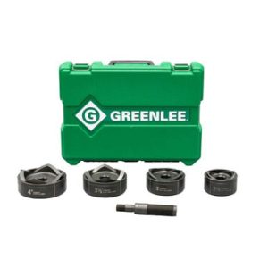 Ensemble de défonçage pour outils hydrauliques avec poinçons ronds standard 2-1/2" à 4"